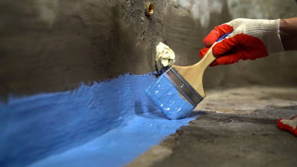 Commercial Vapor Barrier Installation project at a Marengo, OH business property by SJ Waterproofing Pros